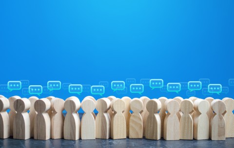 People giving their opinions.